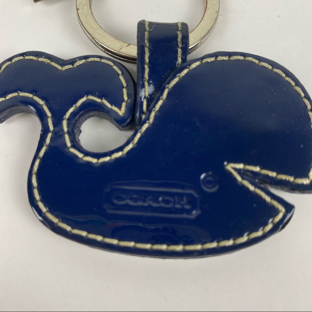 Coach Whale Keychain Gem